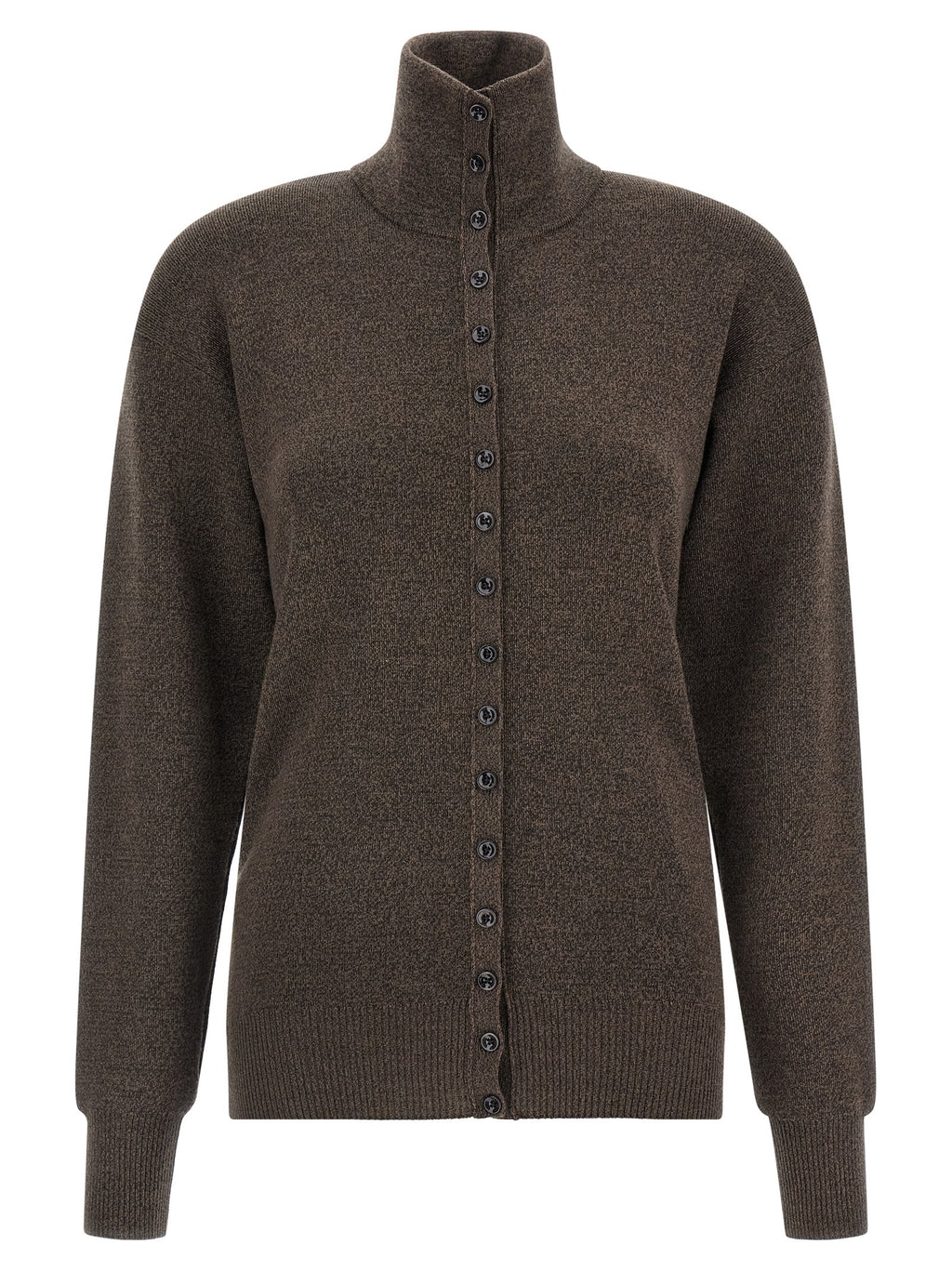 Lemaire Brown Wool Cardigan