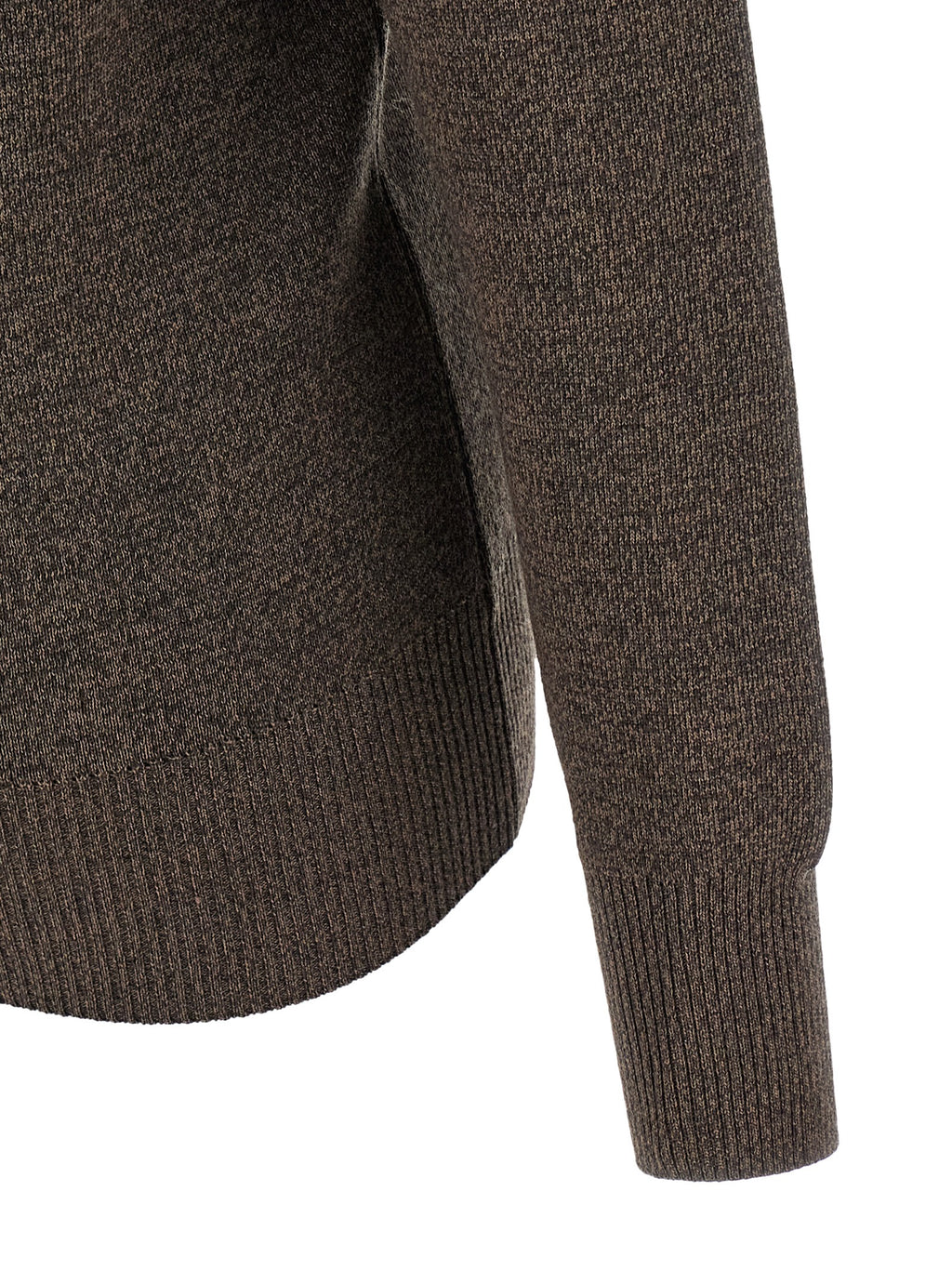 Lemaire Brown Wool Cardigan