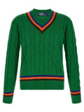 Polo Ralph Lauren Bicolor Wool Cardigan