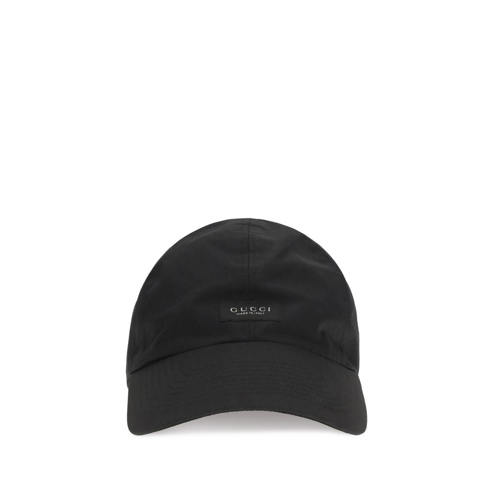 Gucci Black Cotton Cap (Baseball Hat)