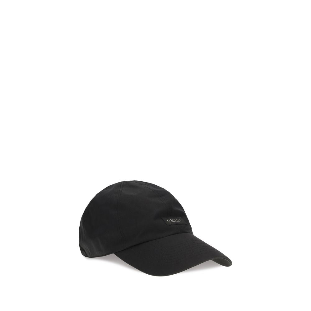 Gucci Black Cotton Cap (Baseball Hat)