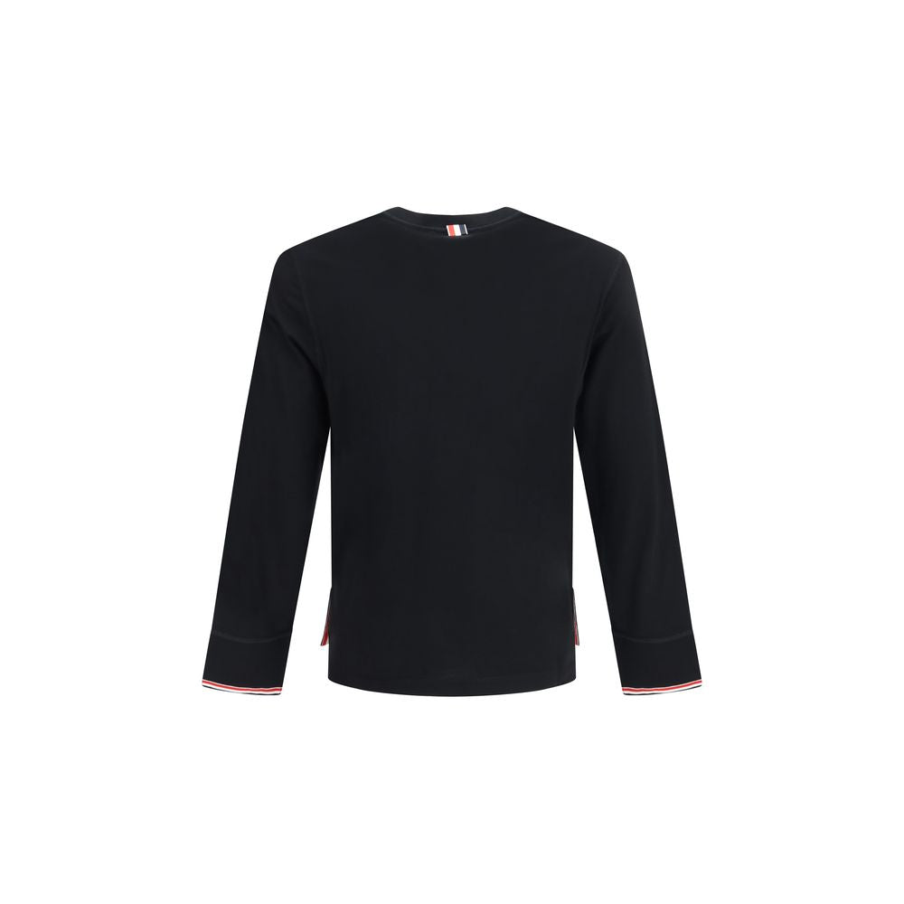 Thom Browne Black Wool Oves Aries Sweatshirt