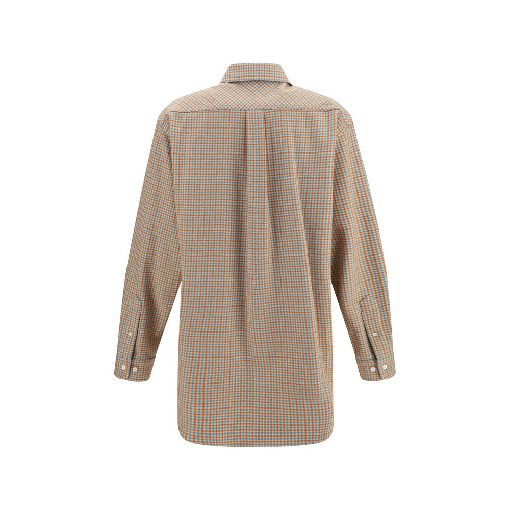 Miu Miu Orange Wool Oves Aries Shirt