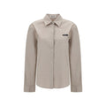 Miu Miu Gray Cotton Dress Shirt