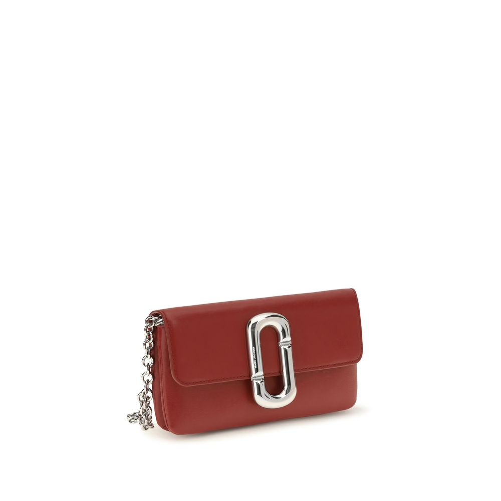 Marc Jacobs Red Calf Leather Bos Taurus Shoulder Bag