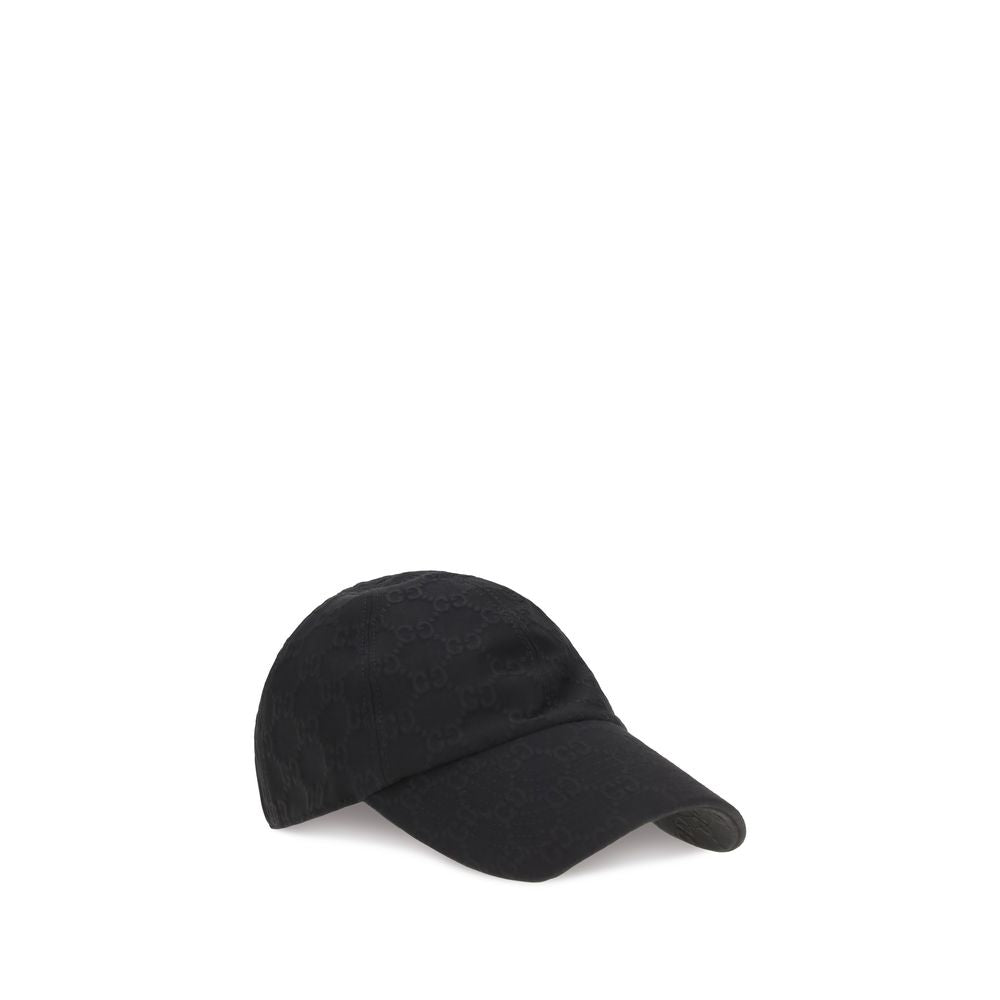 Gucci Black Cotton Cap (Baseball Hat)