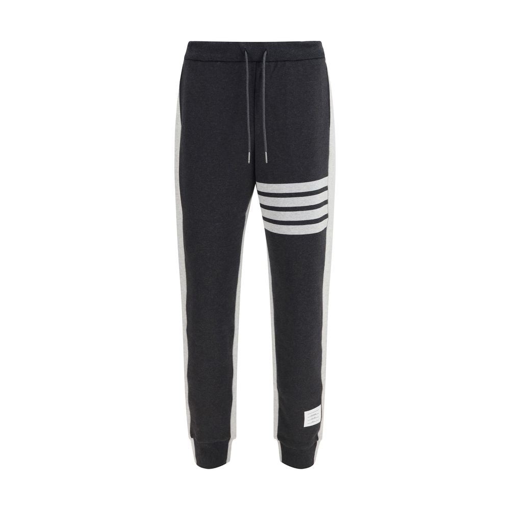 Thom Browne Gray Cotton Joggers (Workout Pants)