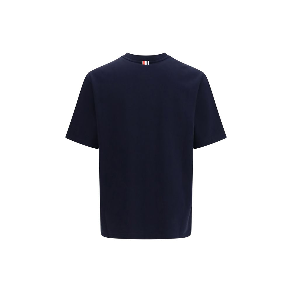 Thom Browne Gray Cotton T-Shirt