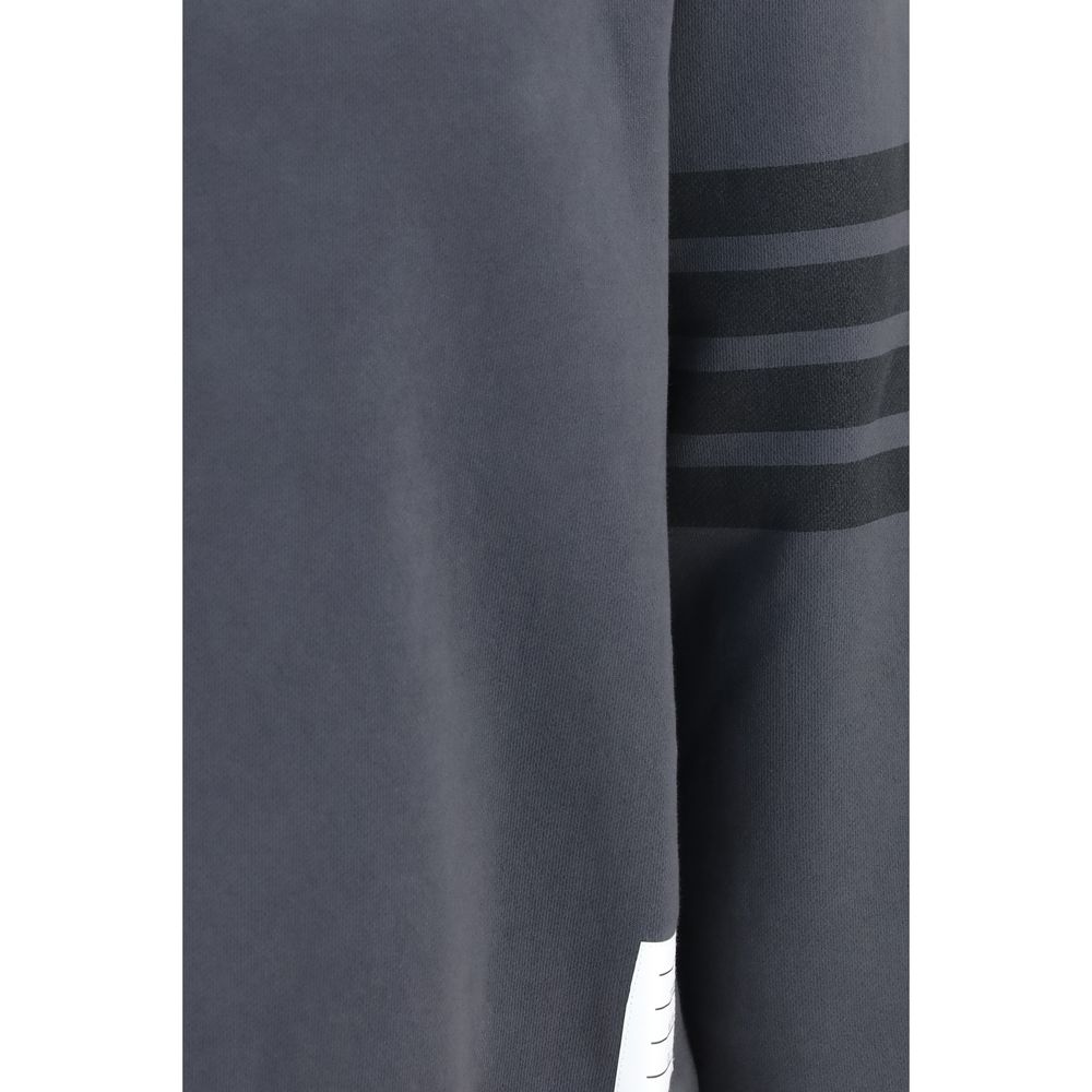 Thom Browne Gray Cotton Sweatshirt