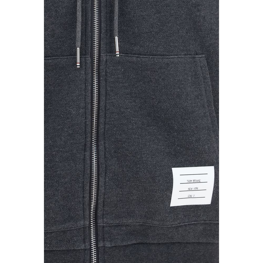 Thom Browne Gray Cotton Sweatshirt