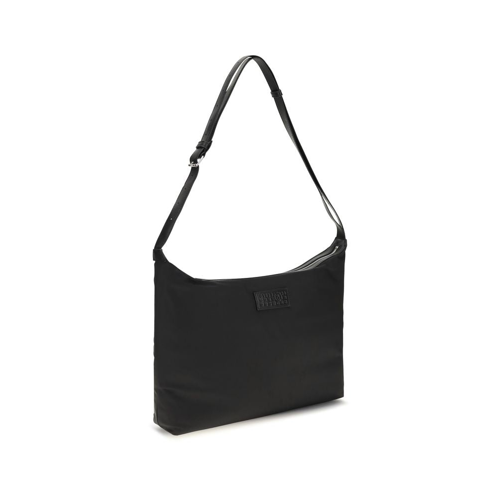 MM6 Black Polyamide Shoulder Bag