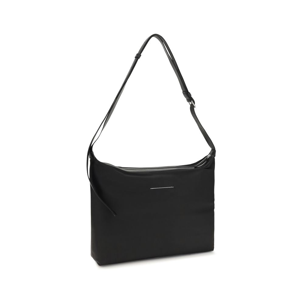 MM6 Black Polyamide Shoulder Bag