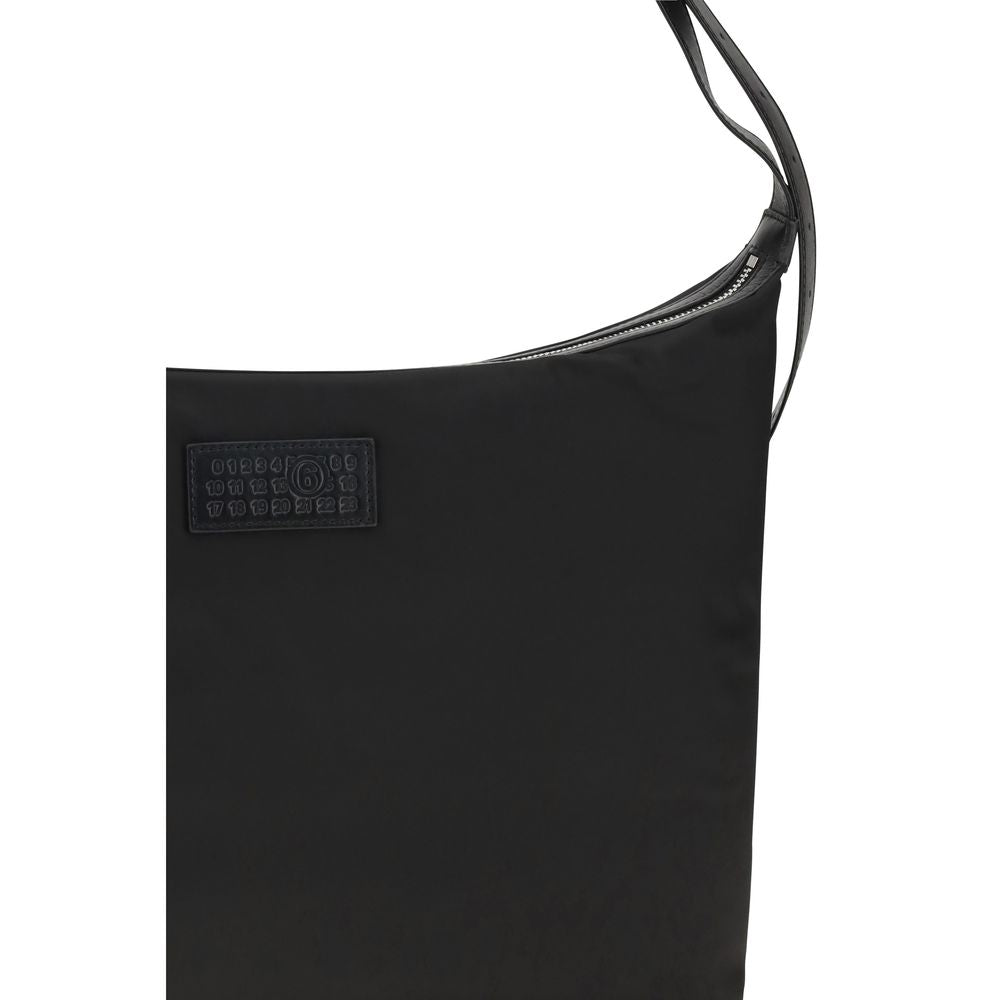 MM6 Black Polyamide Shoulder Bag