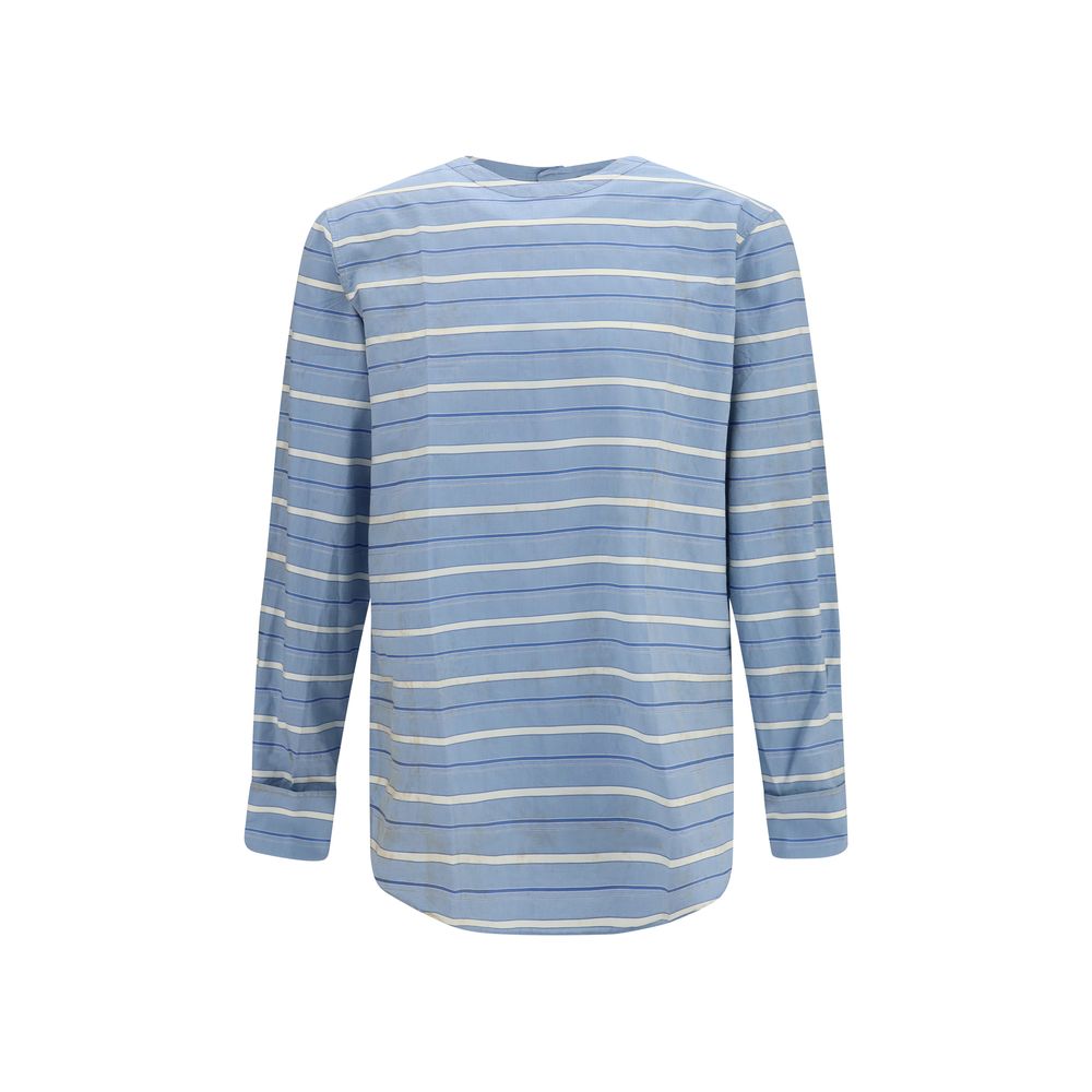 Prada Blue Cotton Shirt