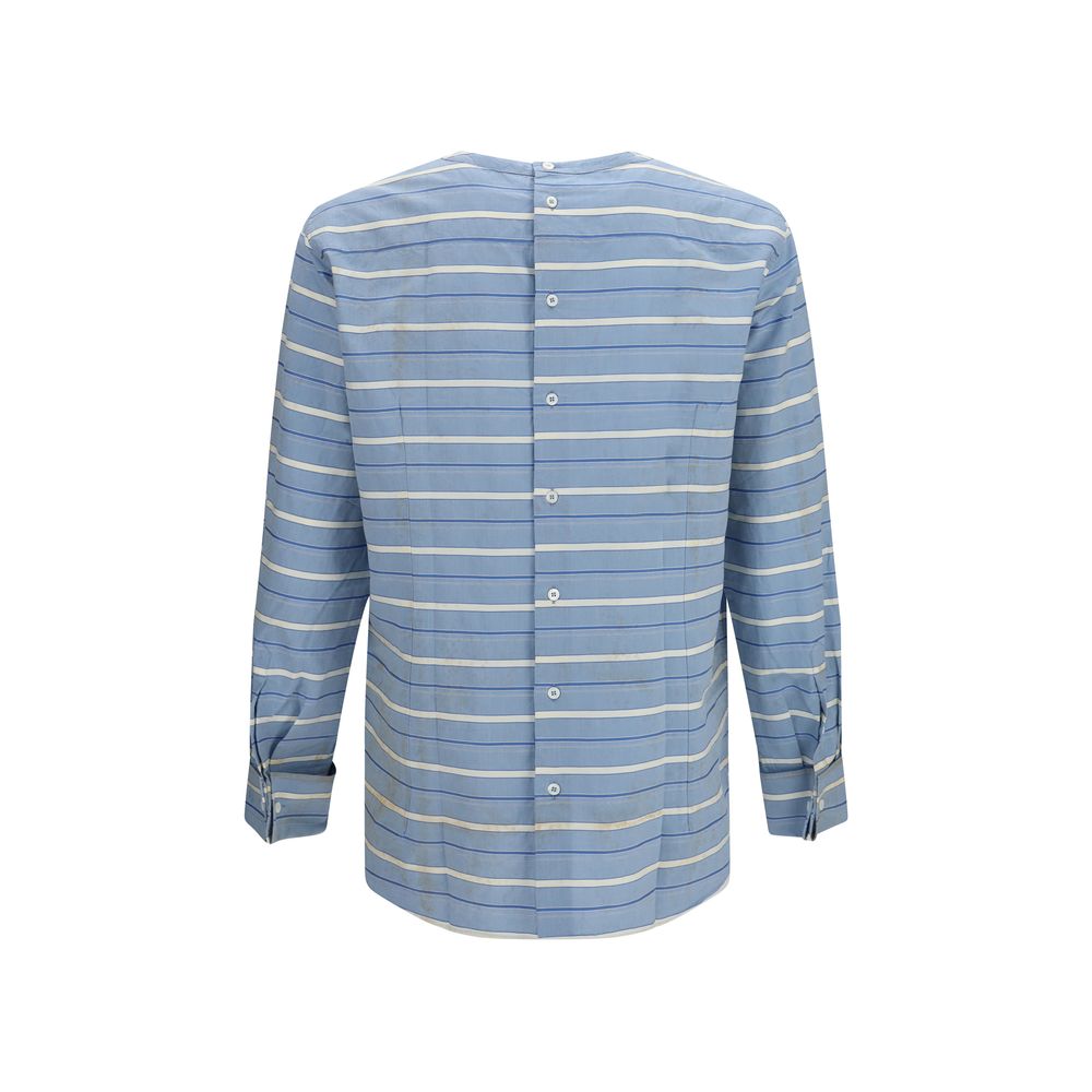 Prada Blue Cotton Shirt
