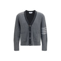 Thom Browne Gray Wool Oves Aries Cardigan