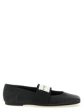 Givenchy Black Lamb Leather Ballet Flats