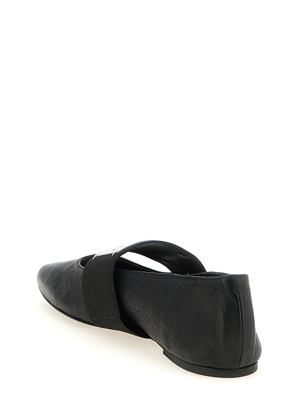 Givenchy Black Lamb Leather Ballet Flats