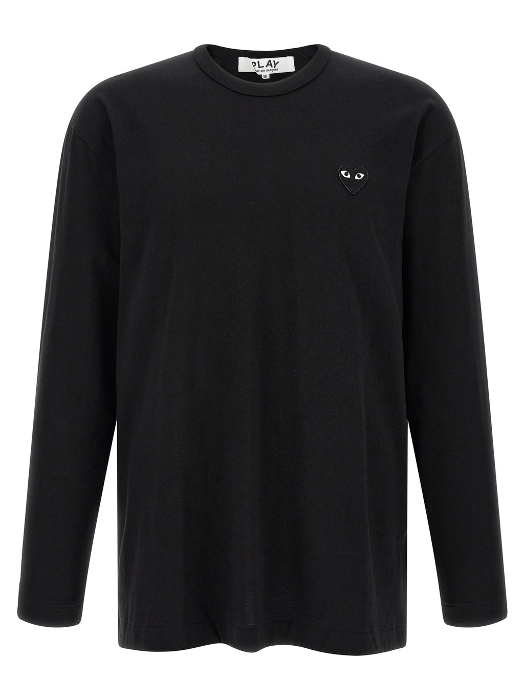 Comme Des Garçons Play Black Cotton T-Shirt