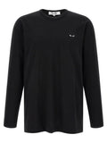 Comme Des Garçons Play Black Cotton T-Shirt