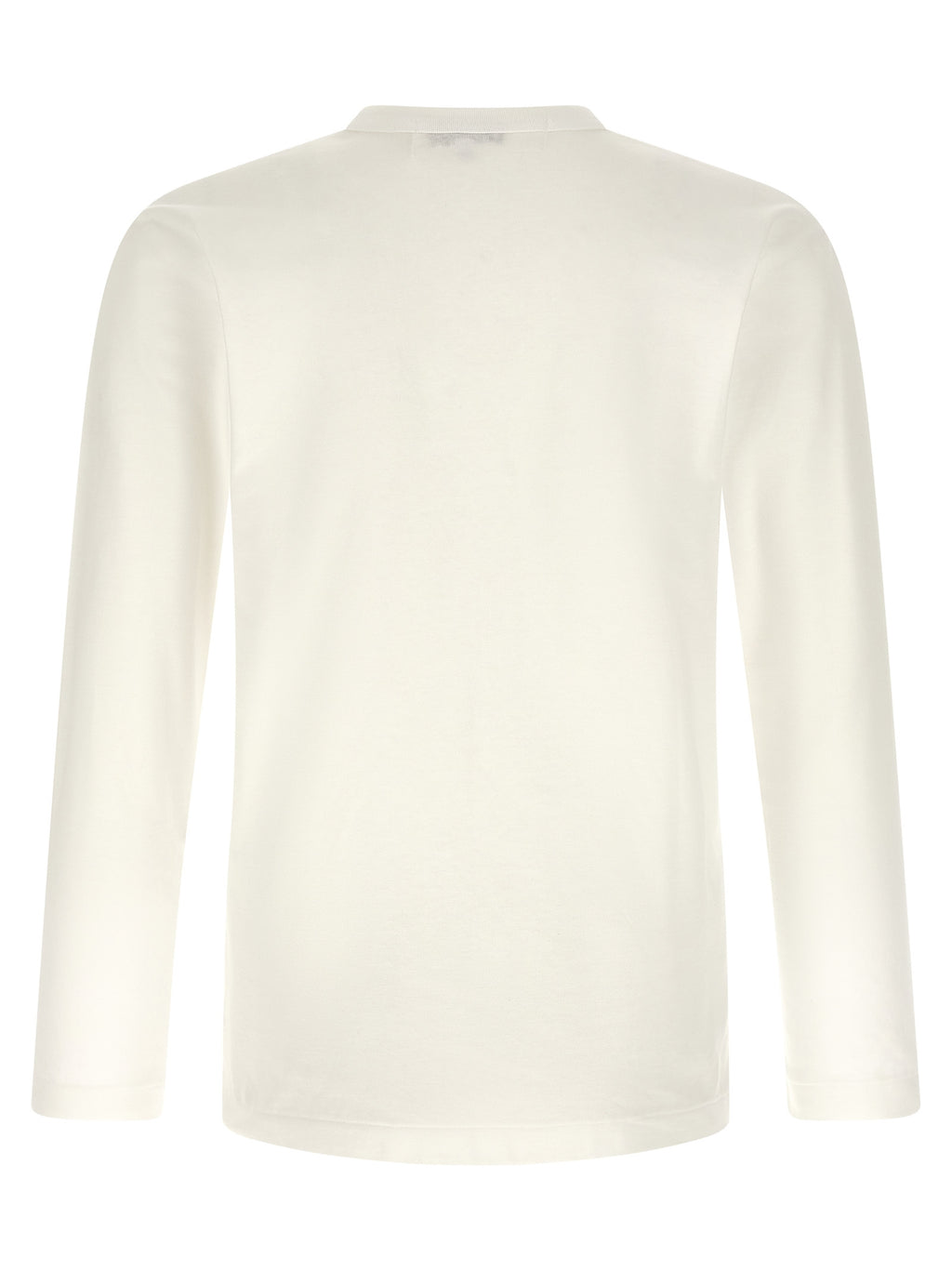 Comme Des Garçons Play White Cotton T-Shirt
