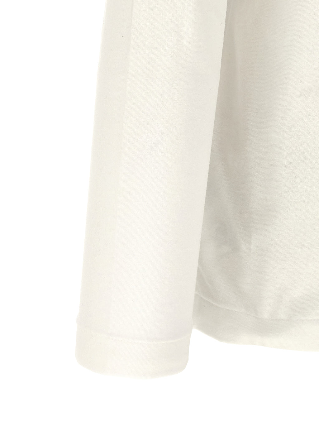Comme Des Garçons Play White Cotton T-Shirt