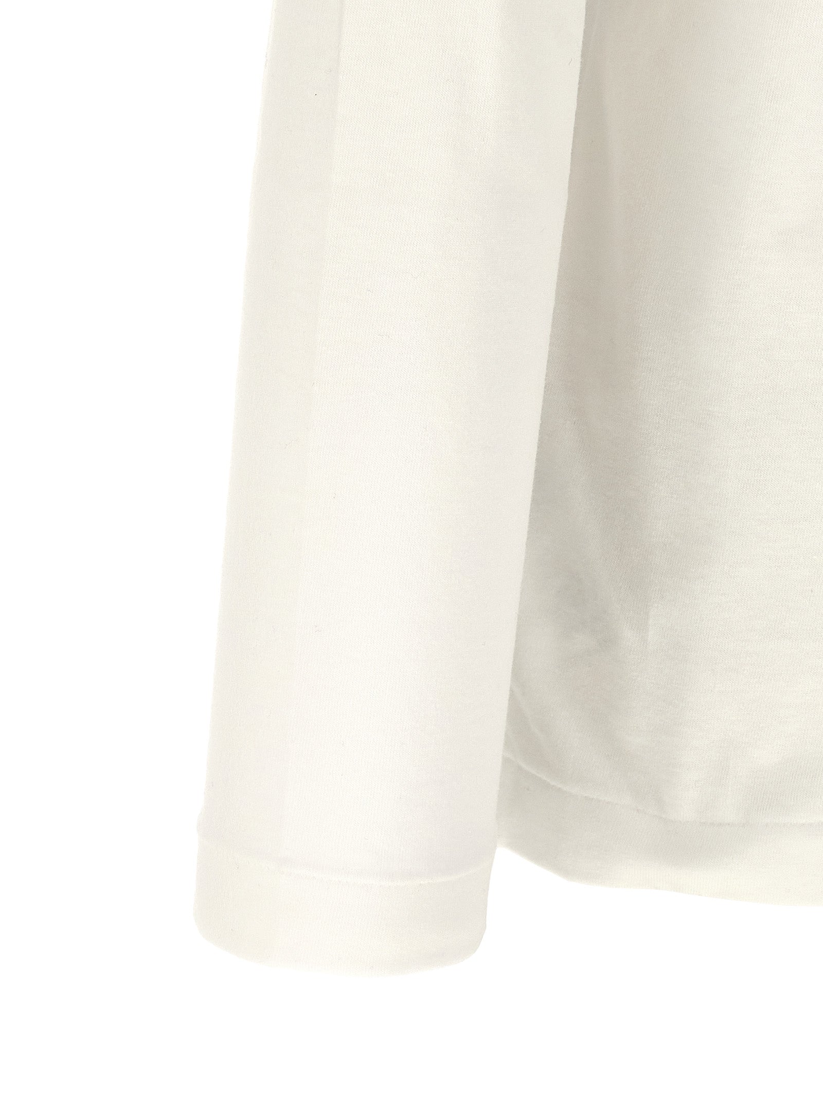 Comme Des Garçons Play White Cotton T-Shirt
