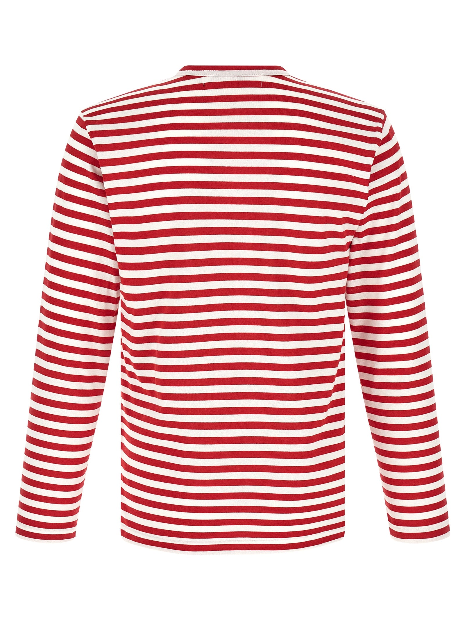 Comme Des Garçons Play White Cotton T-Shirt
