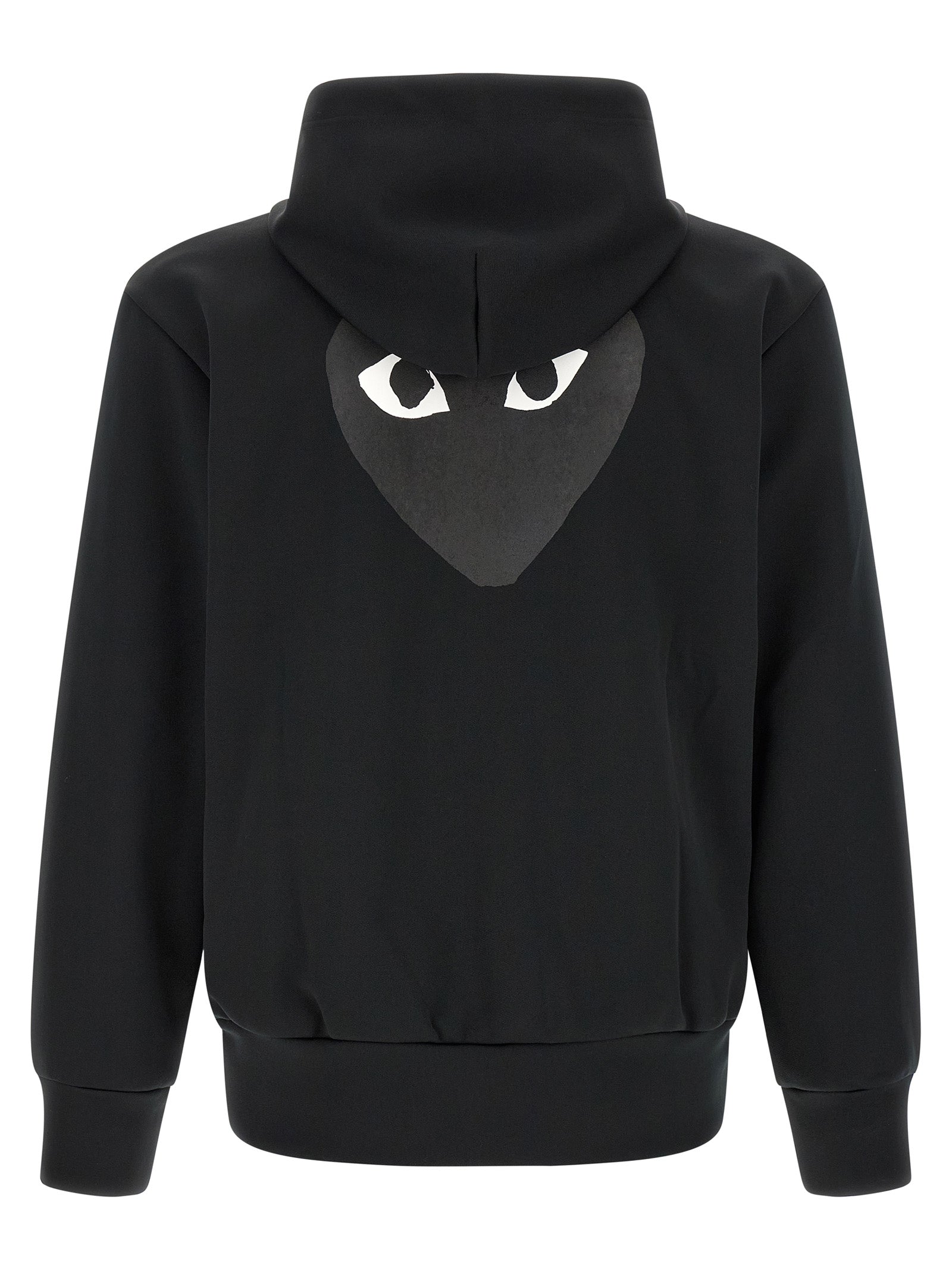 Comme Des Garçons Play Black Polyester Cardigan