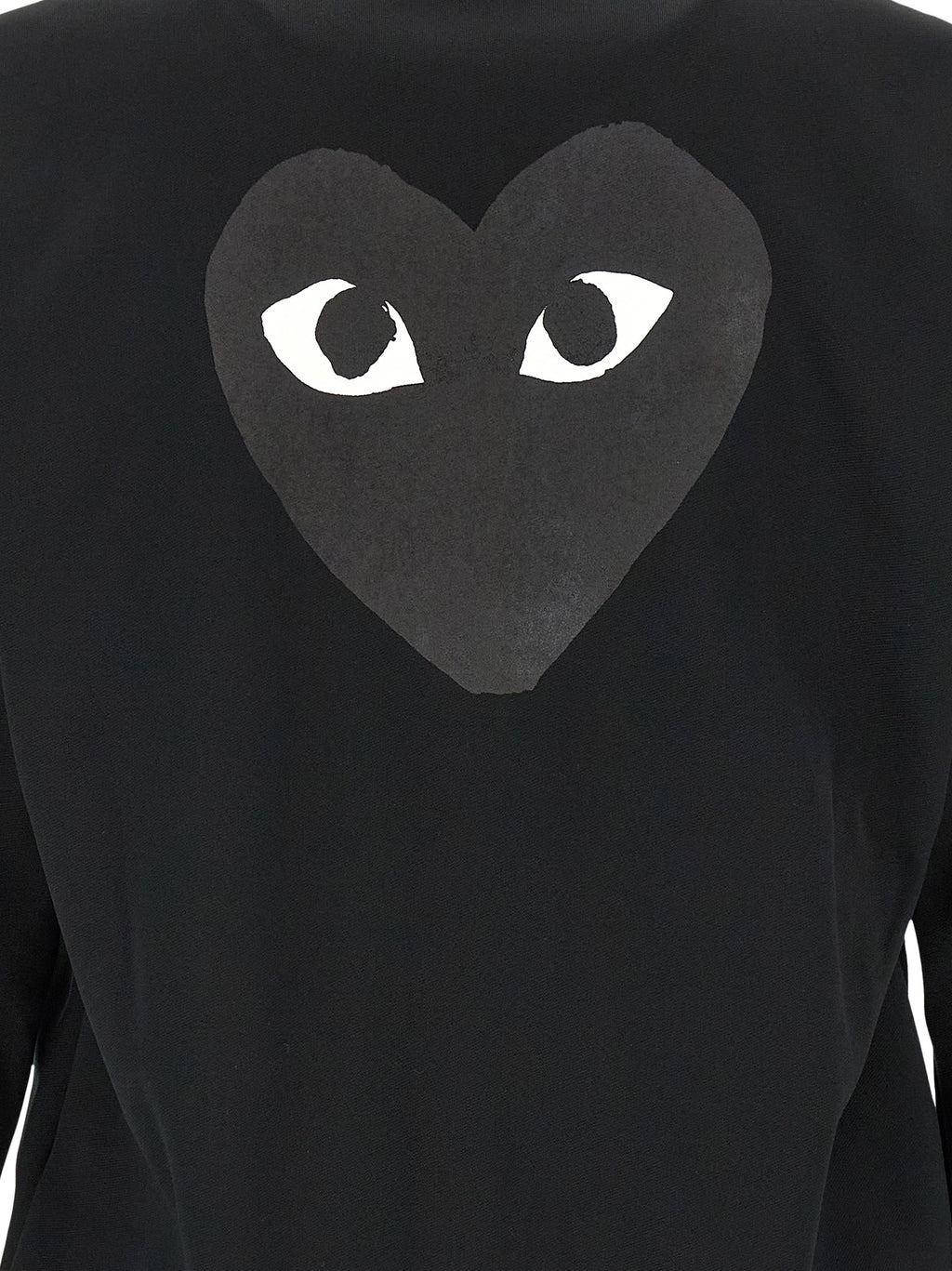 Comme Des Garçons Play Black Polyester Cardigan
