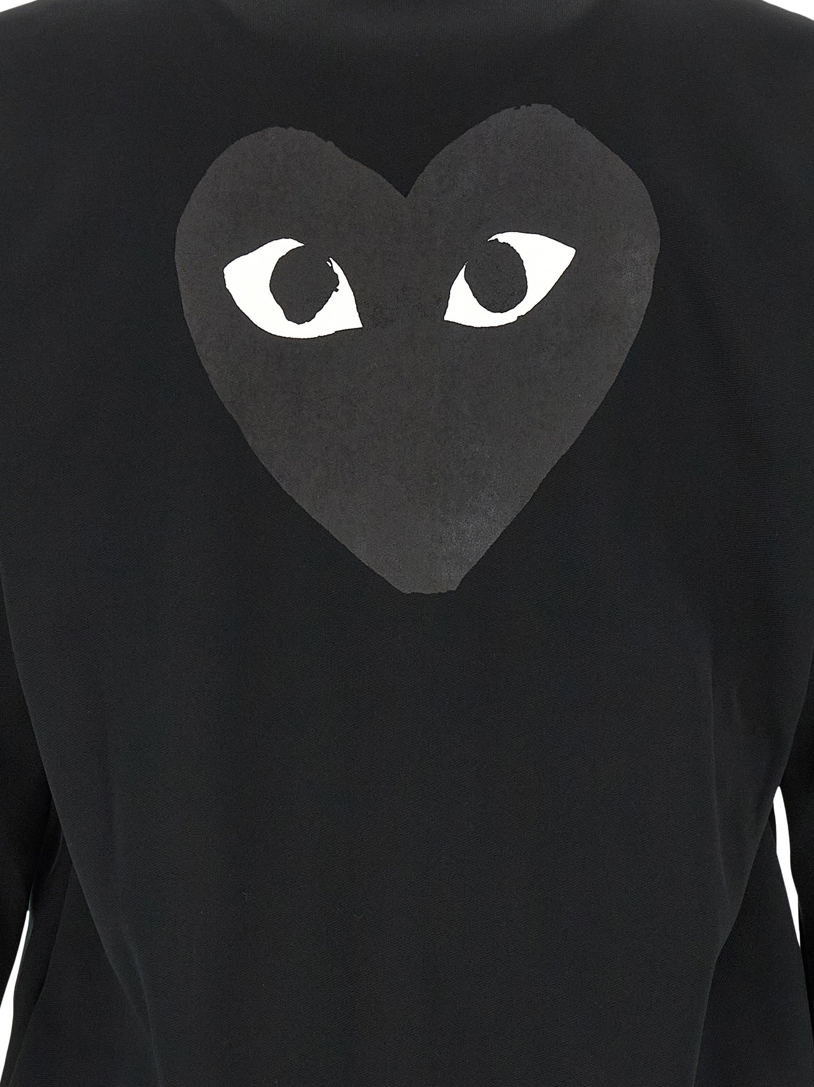Comme Des Garçons Play Black Polyester Cardigan