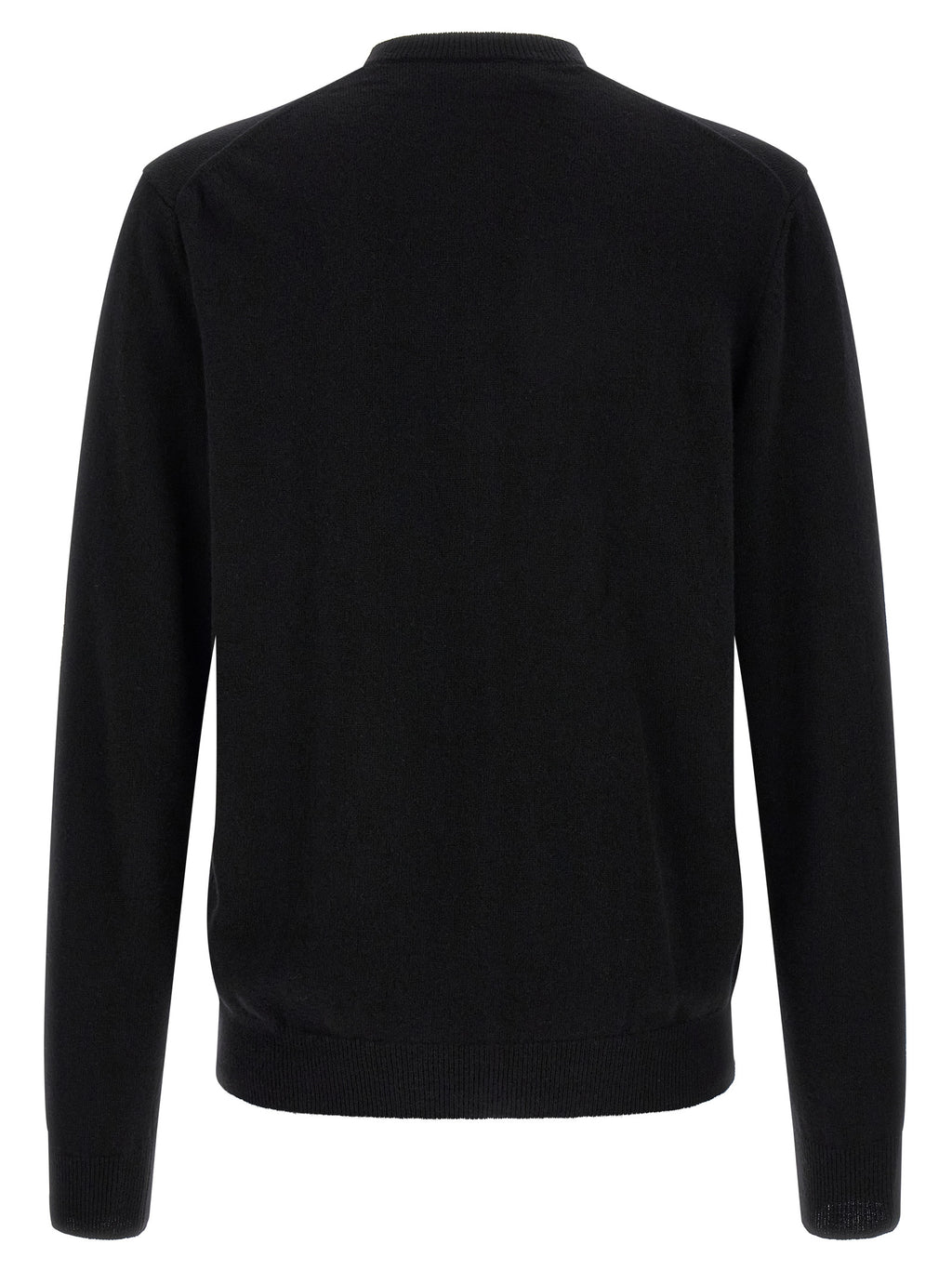 Comme Des Garçons Play Black Wool Cardigan
