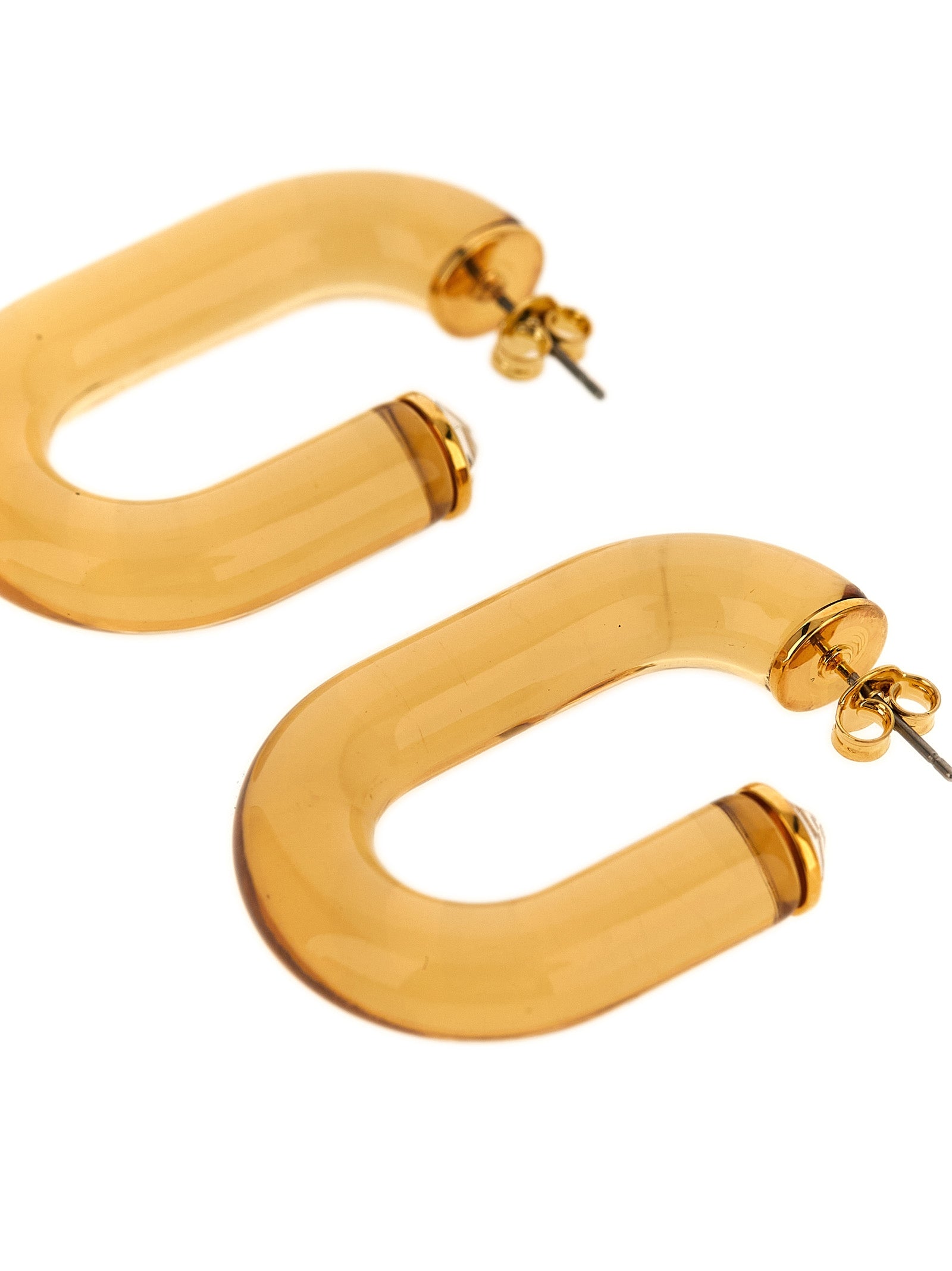 Paco Rabanne Gold Brass Earrings
