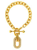 Paco Rabanne Gold Brass Necklace