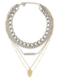Paco Rabanne Silver Brass Necklace