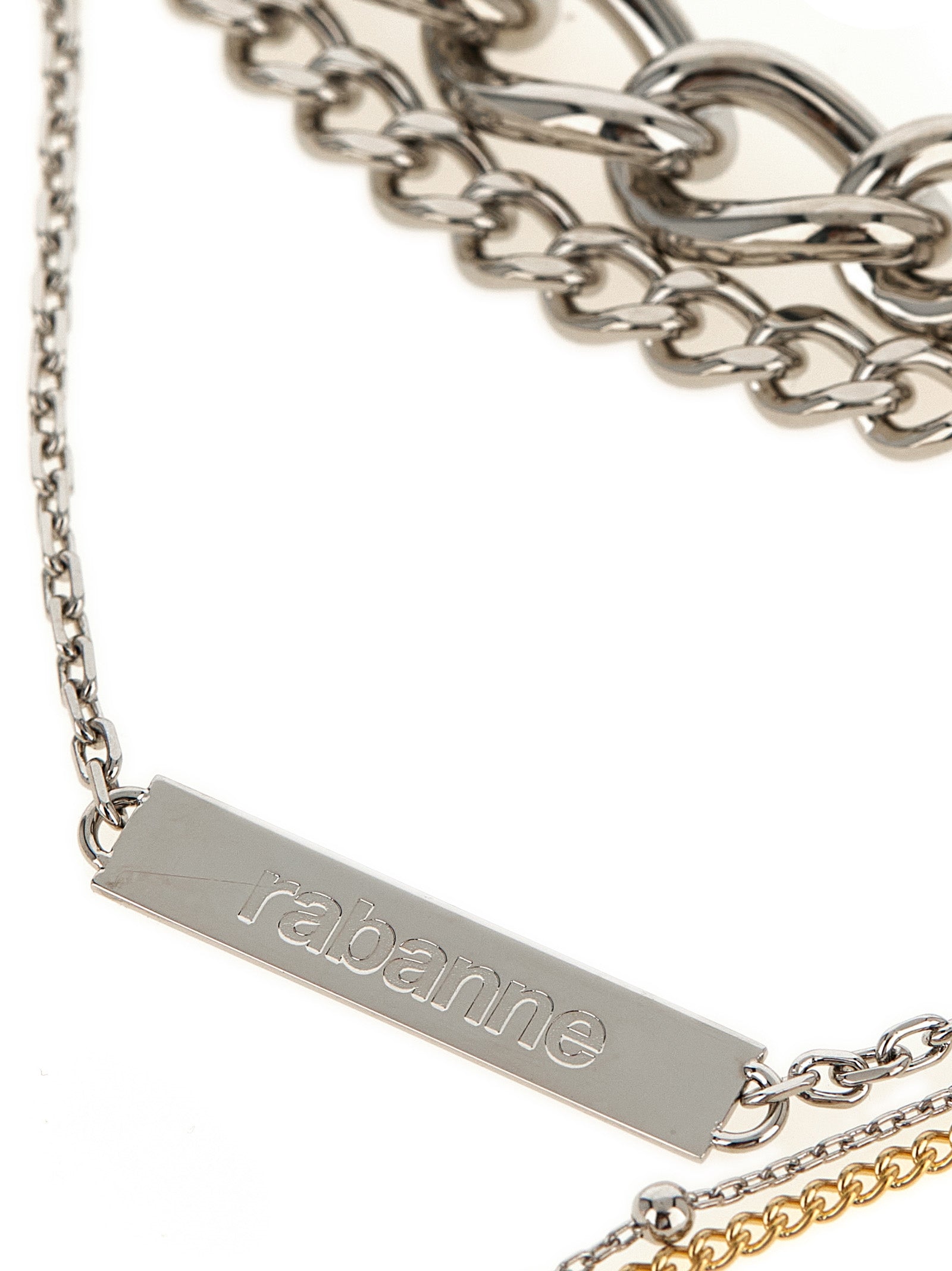 Paco Rabanne Silver Brass Necklace