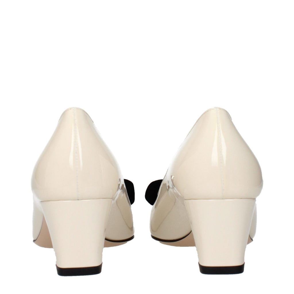 Tom Ford Beige Leather Mid Heel Pumps