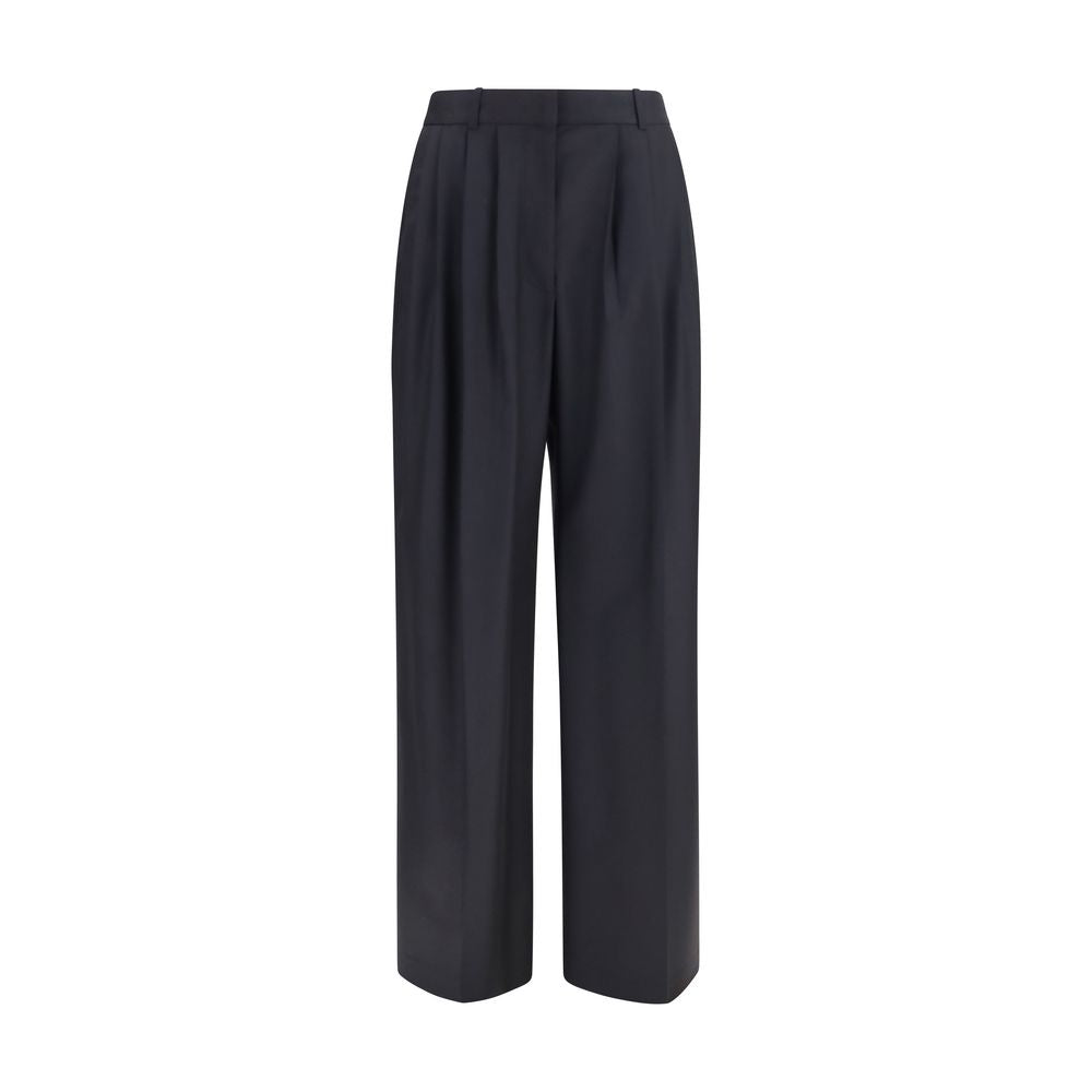 The Row Blue Wool Oves Aries Dress Pants