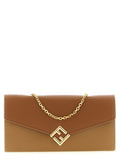 Fendi Brown Calfskin Cardholder