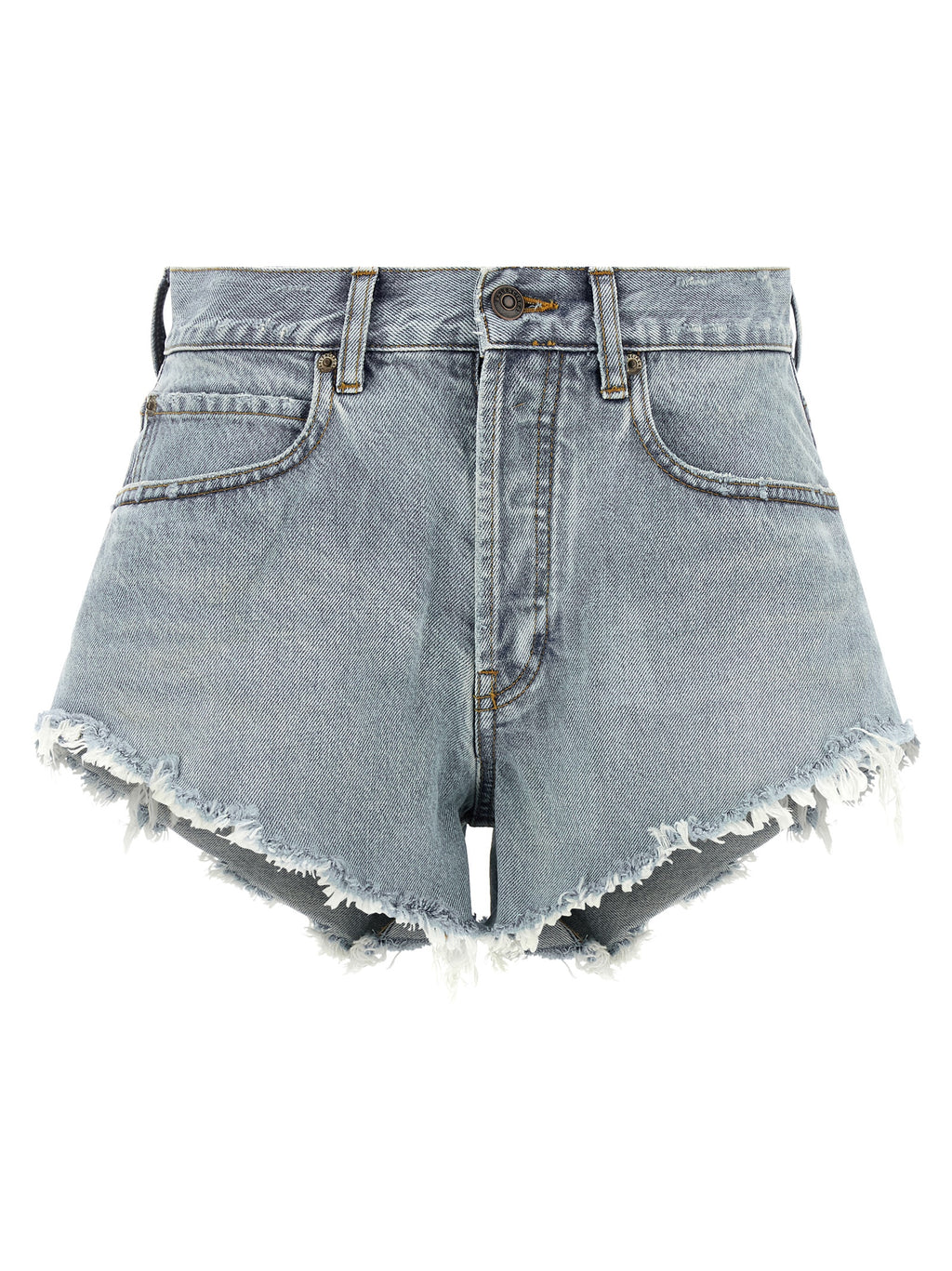 Balenciaga Blue Cotton Bermuda Shorts