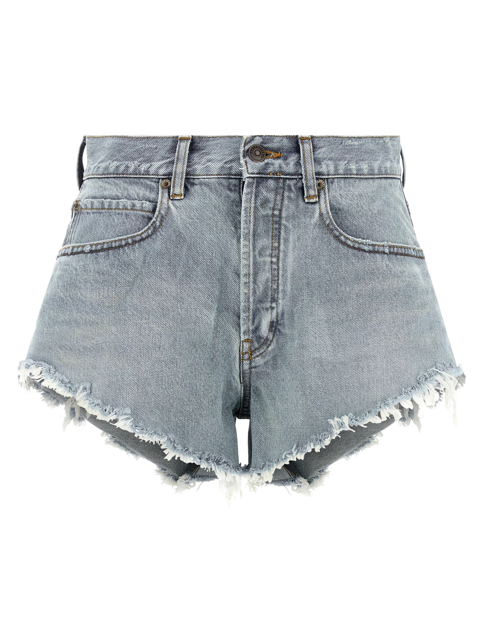 Balenciaga Blue Cotton Bermuda Shorts