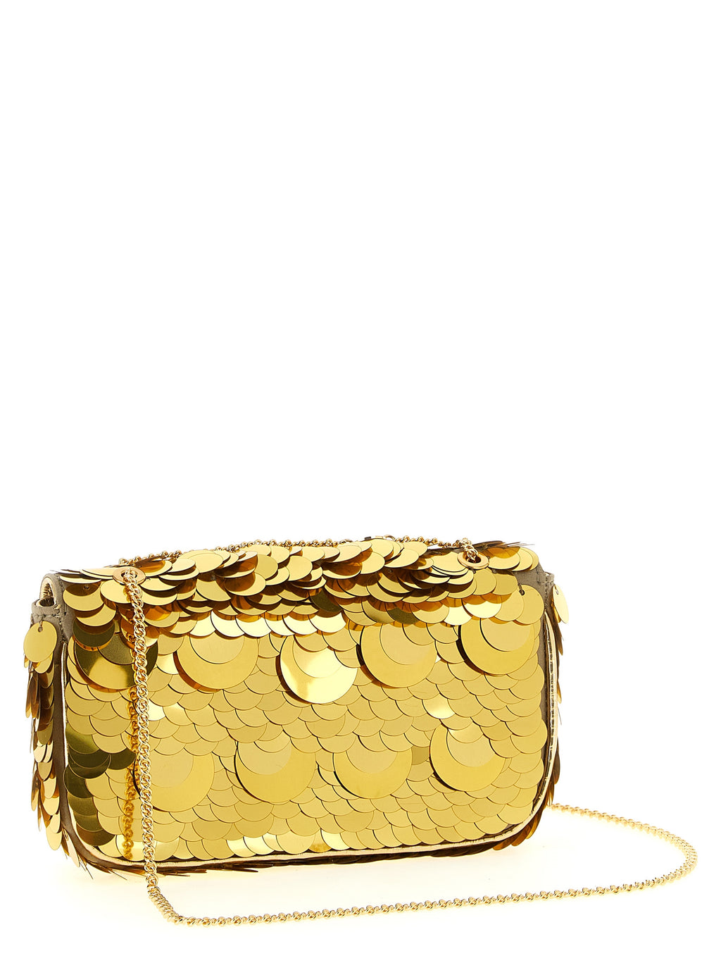 Paco Rabanne Gold Polyester Shoulder Bag
