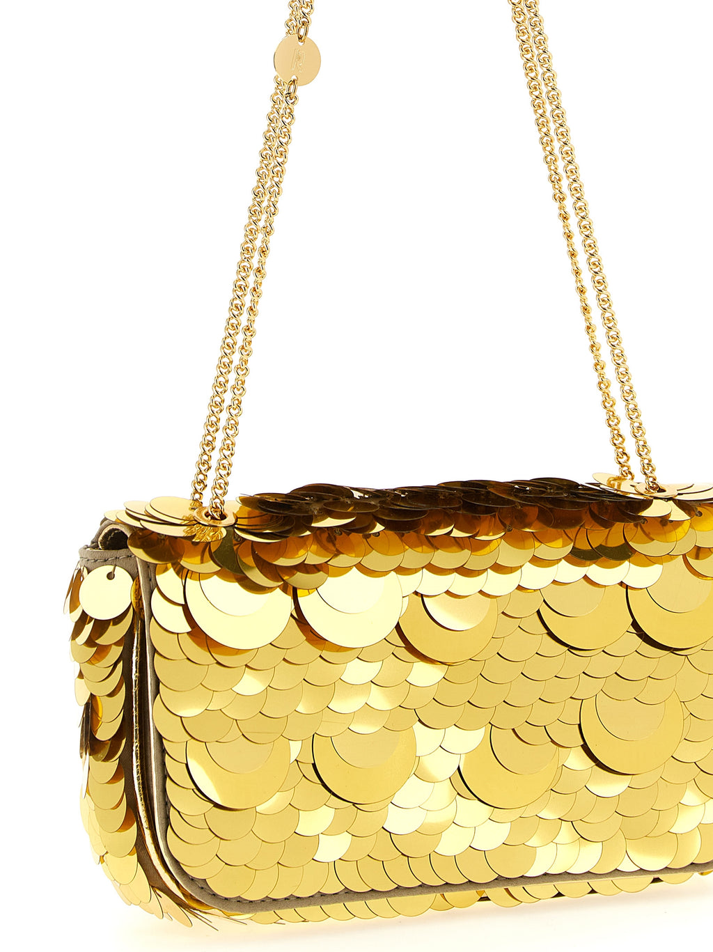 Paco Rabanne Gold Polyester Shoulder Bag