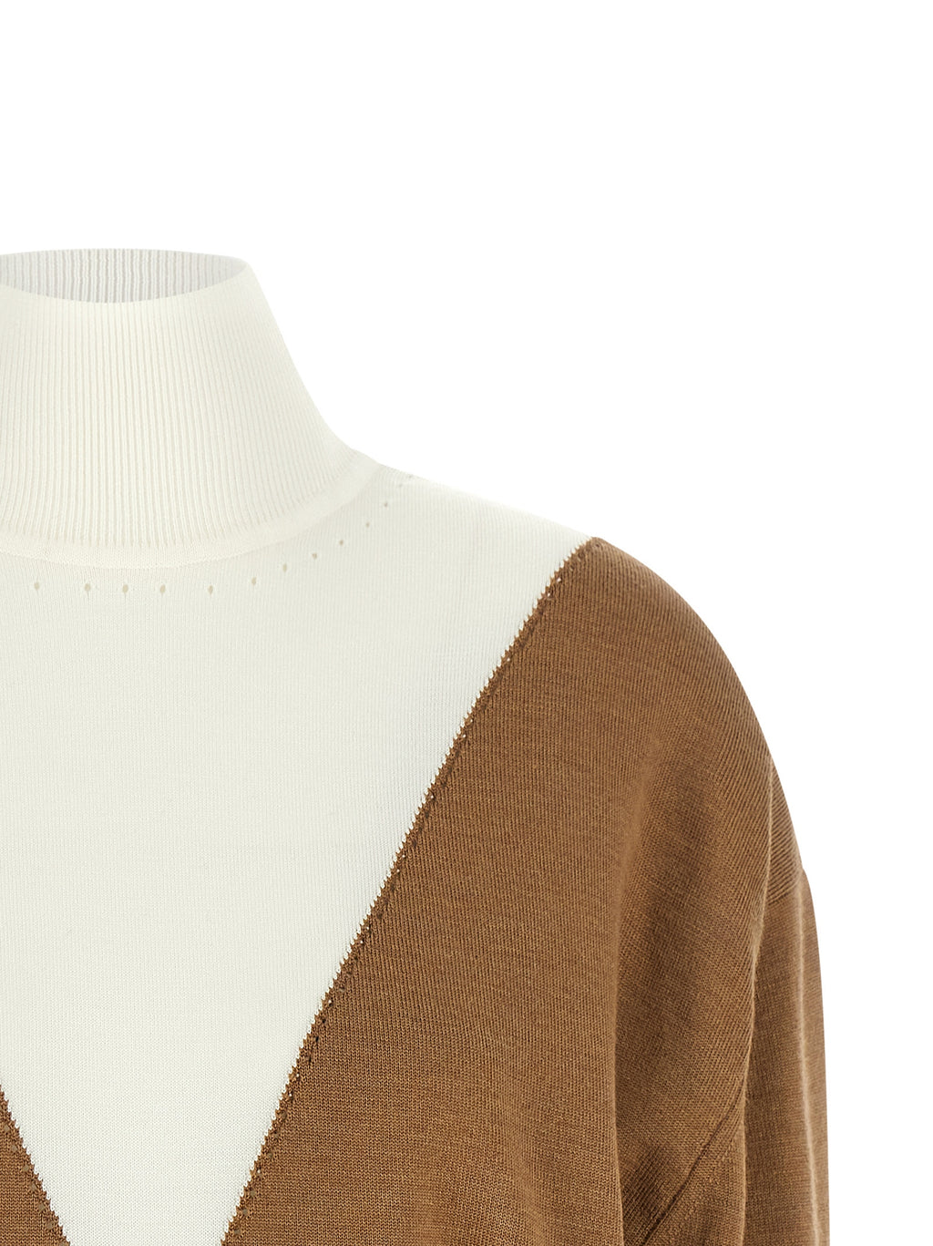 Paco Rabanne Beige Virgin Wool Cardigan