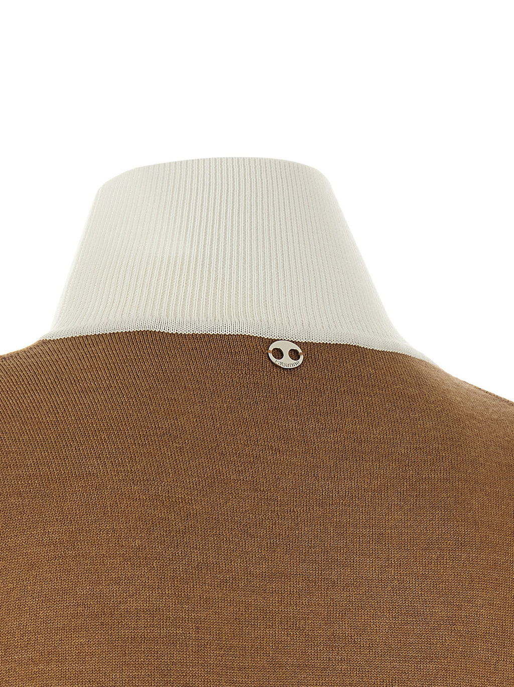 Paco Rabanne Beige Virgin Wool Cardigan