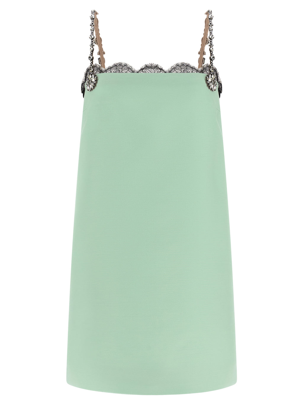 Valentino Garavani Bicolor Virgin Wool Short Dress