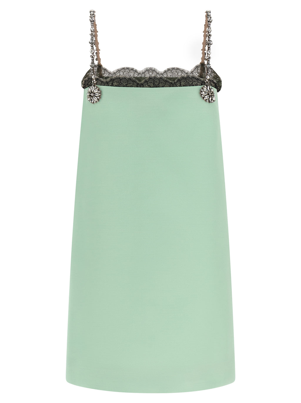 Valentino Garavani Bicolor Virgin Wool Short Dress