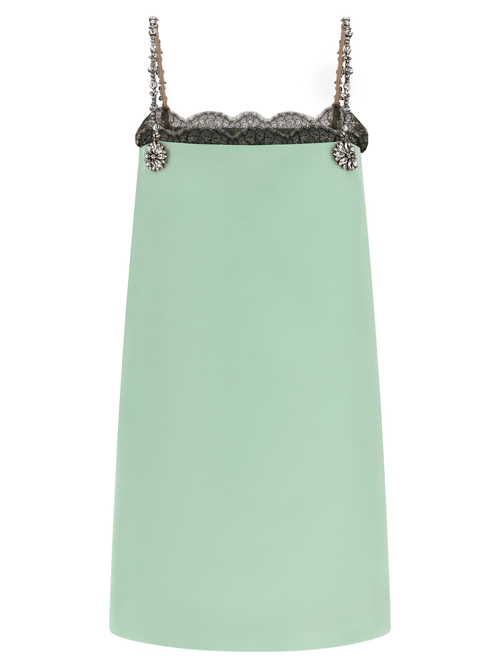 Valentino Garavani Bicolor Virgin Wool Short Dress