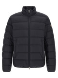 Moncler Blue Polyester Full-Length Jacket