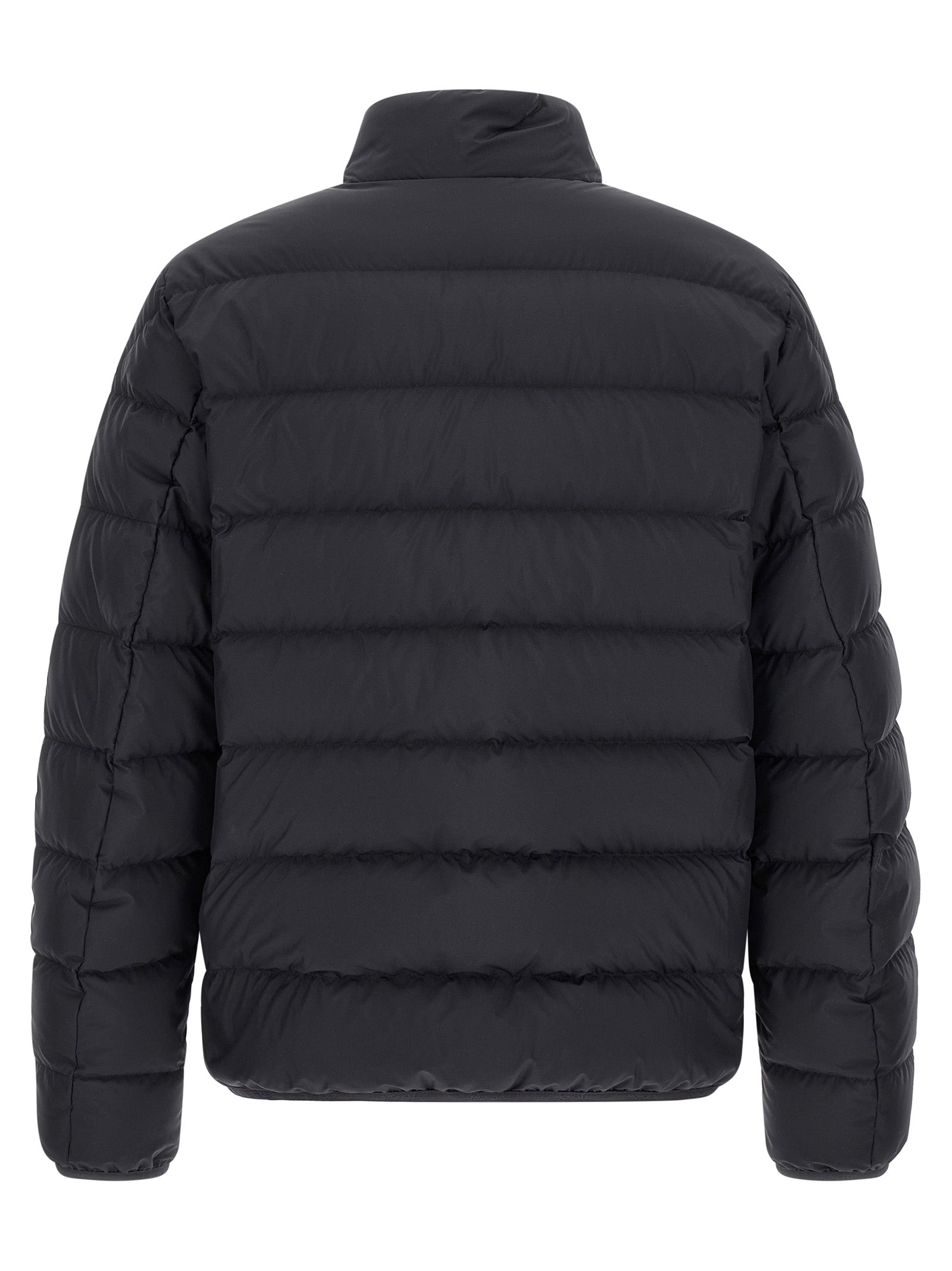 Moncler Blue Polyester Full-Length Jacket